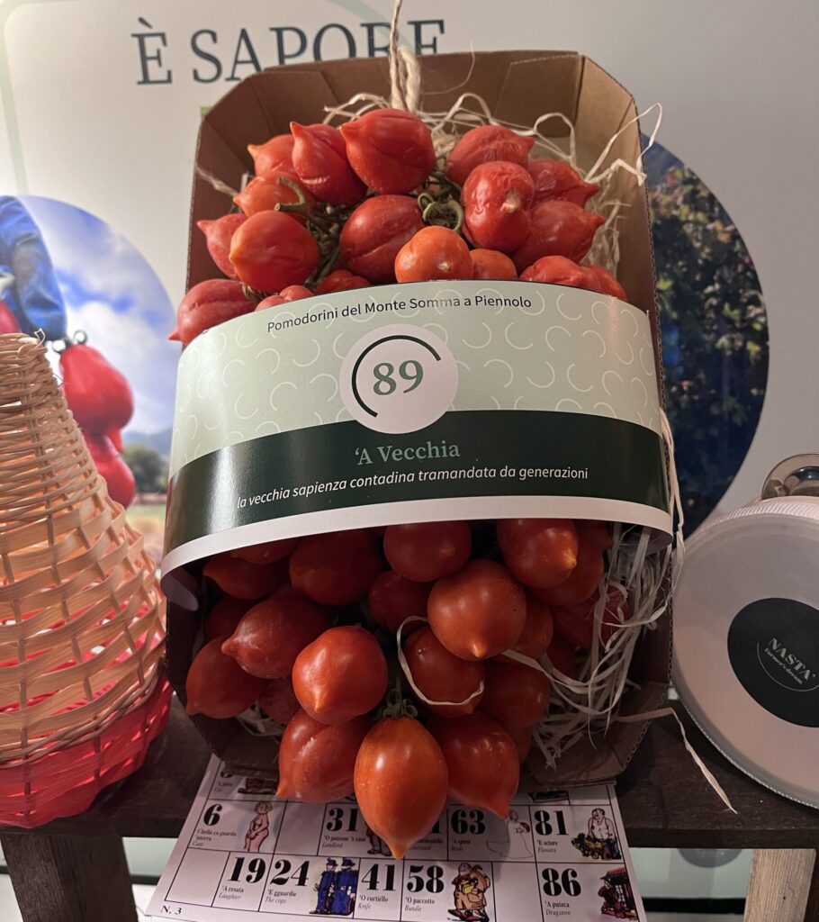 pomodorini del monte somma a piennolo intrecciati a mano n89 a vecchia nasta